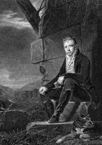 Print of Walter Scott as a young man